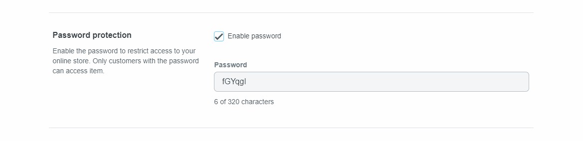 Bạn bỏ chọn ô Enable password.