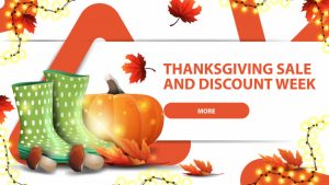 Thanksgiving 2020 ke hoach ban hang print on demand Thanksgiving web Banner