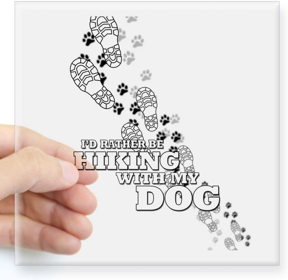 Mẫu design sticker của niche những người có sở thích hiking kết hợp với niche những người yêu chó 