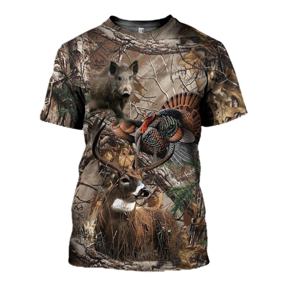Mẫu thiết kế trên AOP T-shirt dành cho những người thích săn bắn