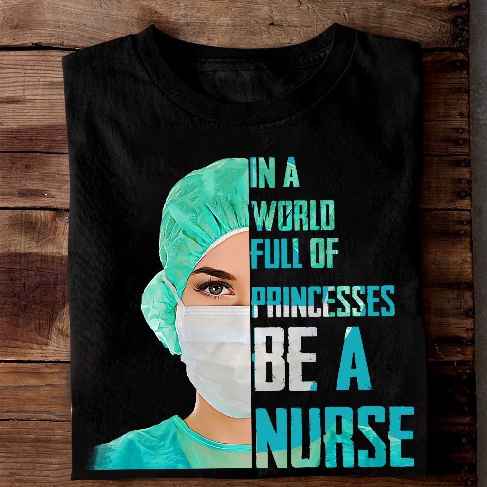 Mẫu thiết kế trên Unisex T-shirt dành cho những người làm nghề y tá
