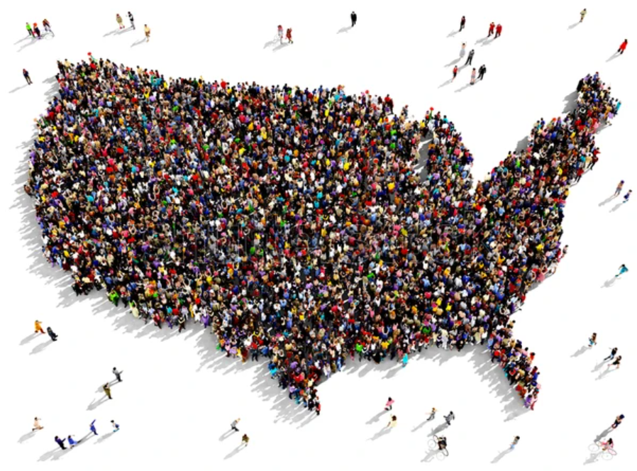 Hợp chúng quốc Hoa Kỳ (Mỹ) là nước lớn thứ ba thế giới với dân số hơn 325 triệu người