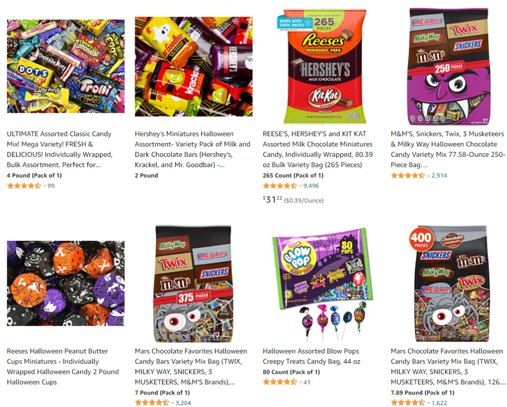 halloween dropshipping candy and candy bucket