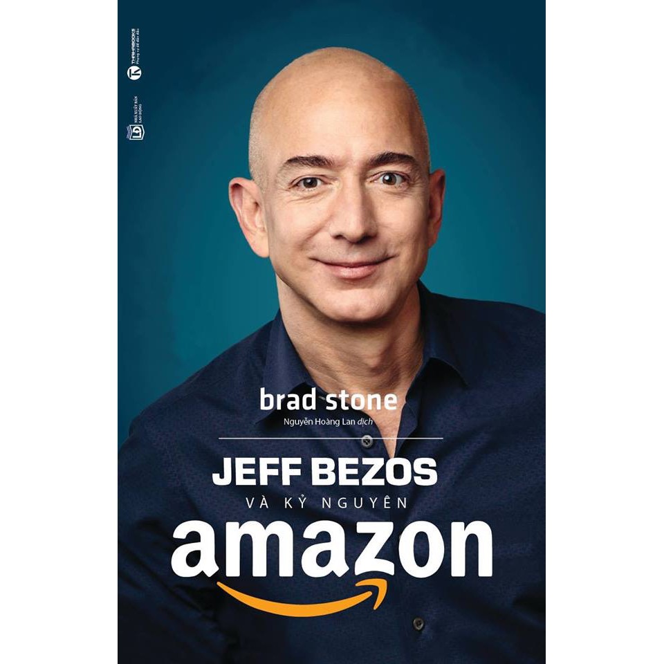 Bìa sách “Jeff Bezos và kỷ nguyên Amazon” xuất bản tại Việt Nam.