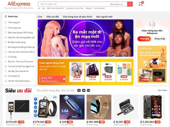 AliExpress là nguồn hàng tuyệt vời cho những người bán hàng nước ngoài.