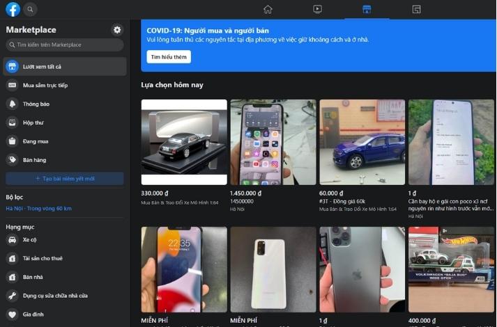 Facebook Marketplace có thể tiếp cận đến 3 tỷ người dùng.