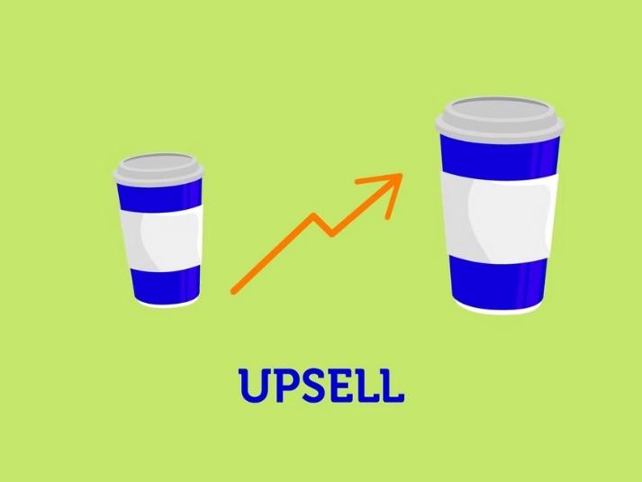 Upsell giống như một bản nâng cấp cho đơn hàng hiện có.