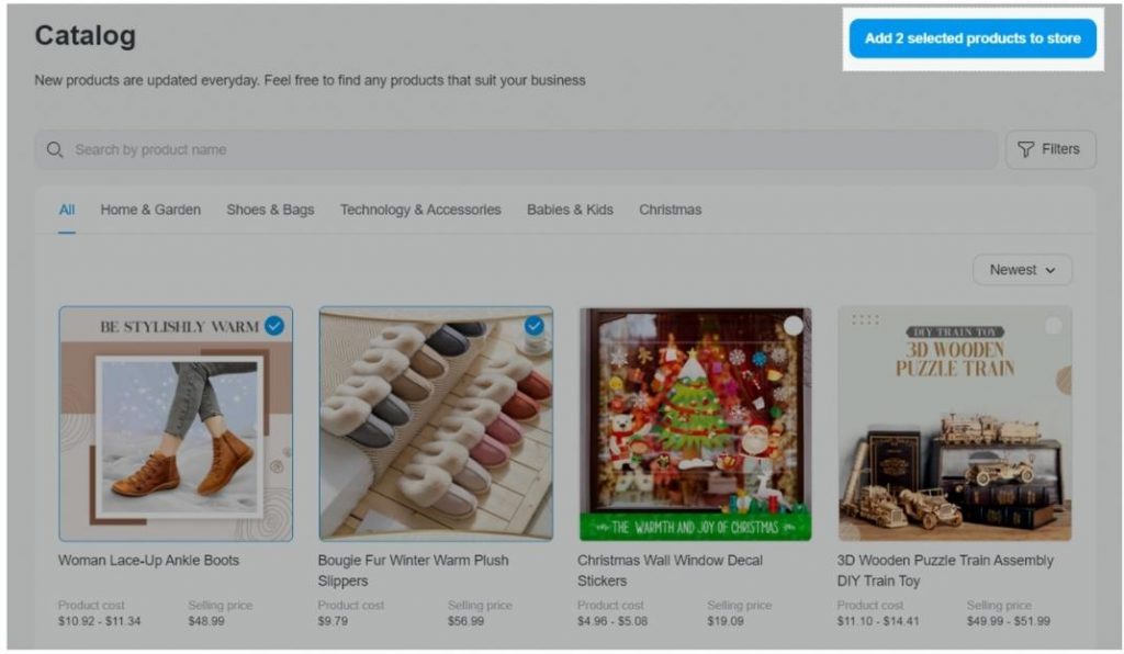 Bán dropship gì thì lãi? Vít camp quanh năm với PlusBase Catalog